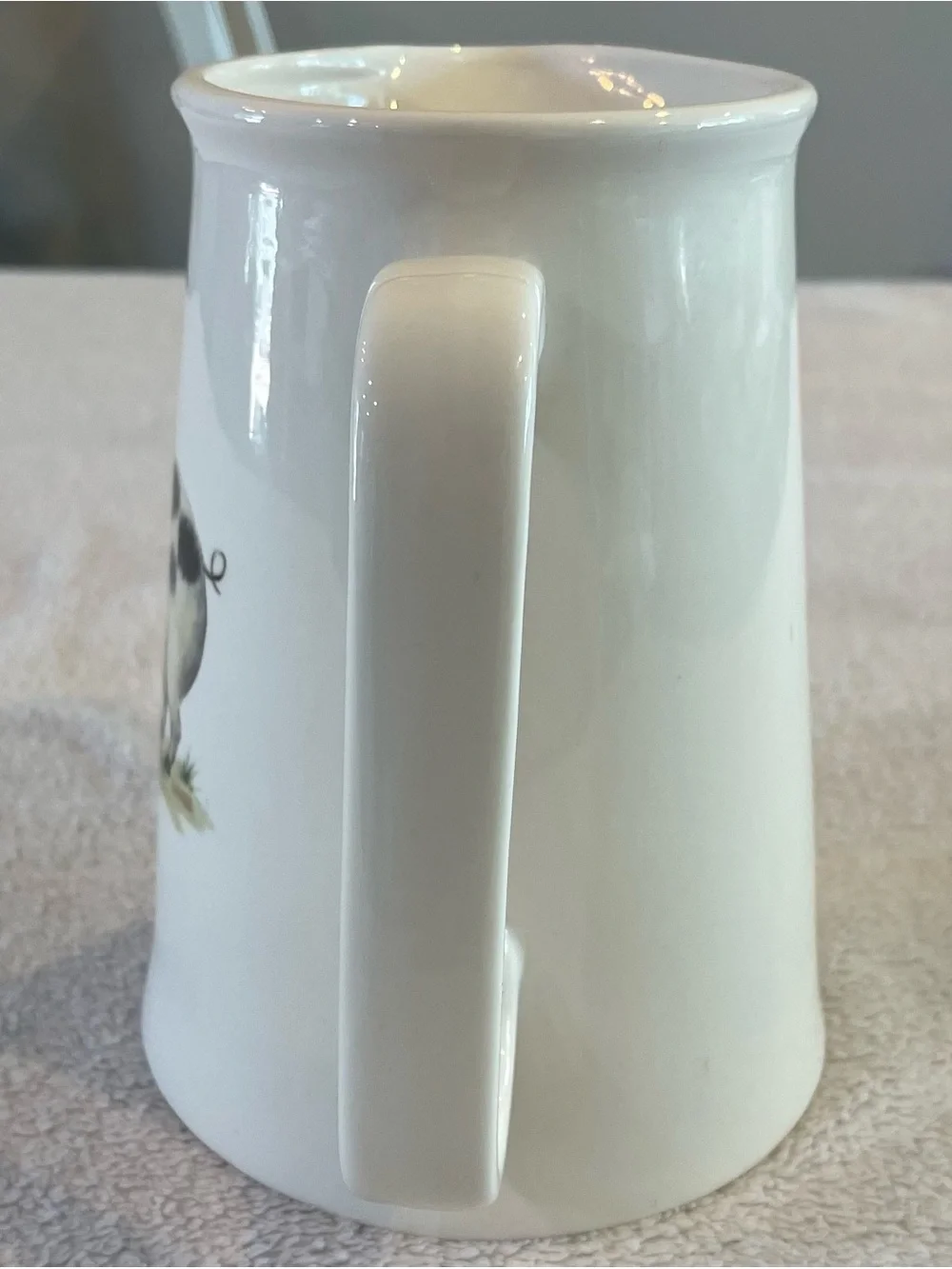 Grace Fine Porcelain Pig Pitcher Farmhouse Country Cottage Kitchen Decor